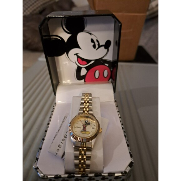 Walt Disney - Ladies Adorable Mickey Mouse - Stainless Steel Japanese Quartz - T - Picture 1 of 5